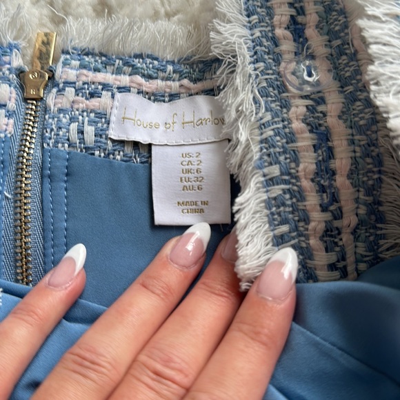 House of Harlow | Blue Tweed set - Picture 5 of 8